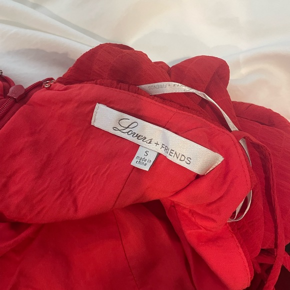 Lovers and Friends Amy Mini Dress - Cherry - Picture 5 of 6